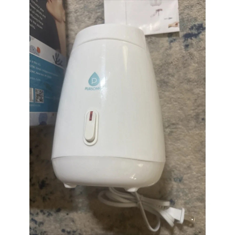 Pursonic Facial Steamer Moisturizing Hydrates Purifies Cleanses & Nourishes Skin
